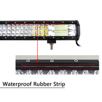 Barre lumineuse LED à une seule rangée, mince, haute qualité, DC 12-24V, pour conduite tout-terrain, éclairage auxiliaire pour camion 4x4, UTV, ATV, SUV, véhicules tout-terrain