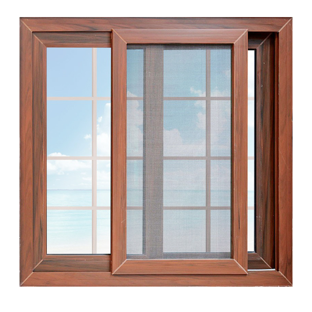 Wholesale customized Aluminium Wooden Colours Windows aluminium frame sliding glass window with house window grill Sliding door