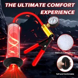 Bombas manuales para pene con mango de metal, manómetro, Juguetes sexuales, bomba de pene ampliadora con Dial, bomba de vacío para aumentar el tamaño del pene - Product Image 5