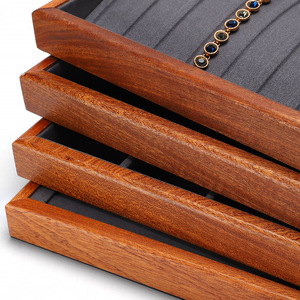 Đa chức năng biểu tượng tùy chỉnh sang trọng Đồ trang sức bằng gỗ Vòng hiển thị cho các cửa hàng - Product Image 2