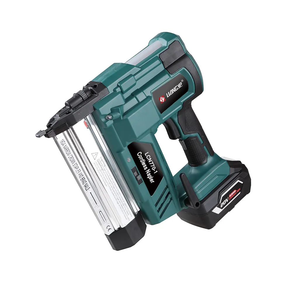 2 In 1 Framing Nail Gun En Nietje 20V Draadloze Nagelpistool Batterij Power Tool Nail Pistool Veiligheid Nagelpistool Draadloze brad Nailer Fabriek