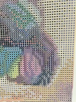 Kit de Peinture Diamant 5D Personnalisé pour Adultes Débutants, Motif Éléphant, Perles Rondes, 30x30CM, Toile DIY pour Art Diamant, Décoration Murale Maison, Cadeau