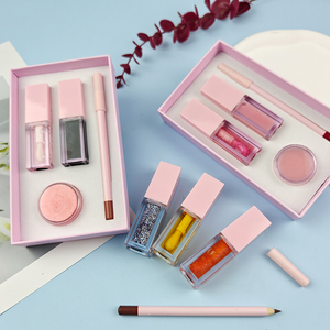 Coffrets Cadeaux de Maquillage Marque Privée avec <span class=keywords><strong>Crayon</strong></span> Contour des Lèvres Mat, Huile Gloss et Gommage Lèvres Vegan aux Saveurs de Fruits – Packaging Inclus - Product Image 6