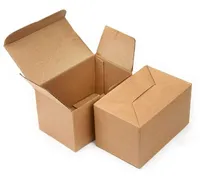Boîtes pliables en carton ondulé recyclables à prix abordable avec impression invisible pour usage domestique