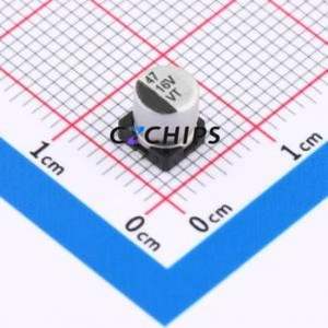 Condensateur électrolytique en aluminium SMD VT1C470M-CRD54, SMD, D5xL5.4mm 47uF 20% 16V 5mm - Product Image 1