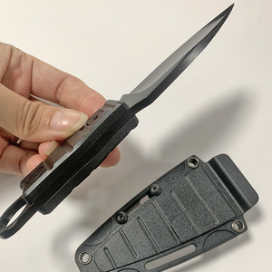 Couteau de poche à lame <span class=keywords><strong>fixe</strong></span> en acier inoxydable, vente en gros à prix avantageux, avec étui Kydex pour le camping, la chasse, la survie tactique. - Product Image 3