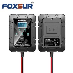 <span class=keywords><strong>Chargeur</strong></span> <span class=keywords><strong>de</strong></span> <span class=keywords><strong>batterie</strong></span> <span class=keywords><strong>de</strong></span> voiture <span class=keywords><strong>intelligent</strong></span> FOXSUR 6V 12V 1.5A automatique pour batteries LiFePO4, LFP, plomb-acide, gel, AGM avec prise SAE - Product Image 3