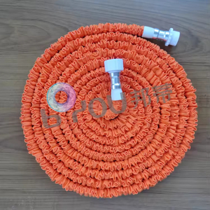 Leak Shrinking Water <b>Magic</b> Brown Expandable Extendable W/new Pocket Yarn Color 100ft Lawn Watering Hose - Product Image 4