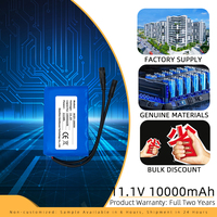 HiZY 11.1V 10000mAh 18650 LiCoO2 Batterie rechargeable lithium-ion à 500 cycles de vie pour voitures télécommandées à détection gestuelle et cascades