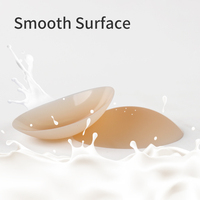 Couvre-mamelons en silicone de 8 cm avec trou d'aération, doux, respirant, ultra fin, invisible et adhésif