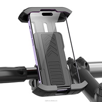 Support de téléphone portable de vélo à installation rapide 3S amélioré support de téléphone de guidon moto EBike Scooter accessoires de vélo pour iPhone