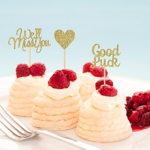 Décorations de gâteaux « Bonne Chance » pour Noël, la remise des diplômes, Pâques, les fêtes et la table de desserts - Product Image 2