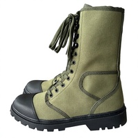 Bottes tactiques en toile vert olive SF53 713 pour hommes, durables, toutes saisons, pour le travail en extérieur, la randonnée, vente en gros CN;GUA, emballage non inclus.