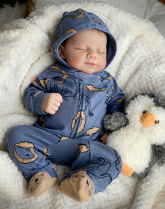 Muñecas Bebé <span class=keywords><strong>Reborn</strong></span> R&B de 20" Realistas y Suaves, Princesa de Cuerpo Completo con Conjunto de Moda para <span class=keywords><strong>Niñas</strong></span> Pequeñas y Recién Nacidas - Product Image 6