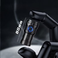 Lampe torche rechargeable multifonction de haute qualité, petite, tactique, super lumineuse