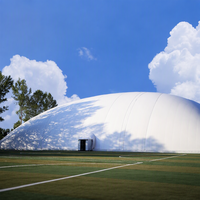 Dôme sportif gonflable de grande taille en PET, PVC, PVDF, certifié CE, OEM, ODM, pour installations de football couvertes et construction de stades