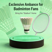 Decoración Creativa de Bádminton con Levitación Magnética, Regalo de Alta Tecnología, Regalos de Bádminton con Levitación