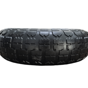 10 Inch PU Foam Polyurethane Solid Pneumatic Tires <strong>Air</strong> Less Tires <strong>Wheels</strong> for Wheelbarrow Garden Carts <strong>Dolly</strong> - Product Image 4