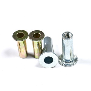 M6 M8 acier zingué grande tête plate CSK corps fendu Rivet écrou cric écrou - Product Image 2
