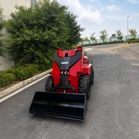 S490 Mini Skid Steer Loader Mesin 2 Silinder atau Pilihan Listrik 72V EPA EURO5 Tangki Bahan Bakar 10L Biaya Operasional Rendah