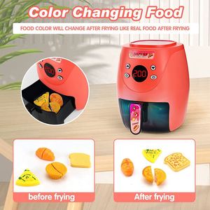 Friteuse à air pour enfants avec accessoires de cuisine, jouet de cuisine pour tout-petits, ensemble de jeu pour filles et garçons de 2 ans, cadeau - Product Image 4