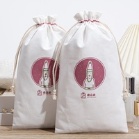 Sacs à cordon en toile de coton biologique personnalisés, réutilisables, écologiques, recyclables, emballage alimentaire pour pain, lait, logo personnalisé