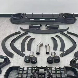 Kit carrosserie en fibre de carbone humide de style <span class=keywords><strong>B</strong></span> avec remplacement de la coque de rétroviseur en carbone sec pour Mercedes Benz GLE63 <span class=keywords><strong>S</strong></span> - Product Image 2