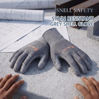 Guanti di Sicurezza HPPE Livello 4 con Rivestimento in PU, Personalizzati SNELL, Alta Destrezza, Fodera Traspirante per Magazzino, Assemblaggio e Logistica