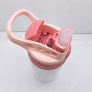 New Style Heat Transfer Blank Coated <b>Cup</b> 304 Stainless Steel Cartoon Kids Water Bottle With Straw Insulated Tumbler - Product Image 3