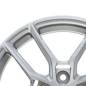 عجلات سيارات من سبائك الألومنيوم الفضية أحادية الكتلة مقاس 17 بوصة، جنوط سيارات عميقة مصنوعة بالحدادة، عجلات سيارات من سبائك الألومنيوم 5x114.3 # جيه إم7121 - Product Image 3