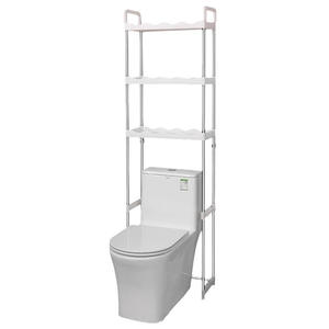 רב-שכבתי צינור צינור מדף חדר אמבטיה אחסון מדפים שמירה על מחסן שירותים - Product Image 3