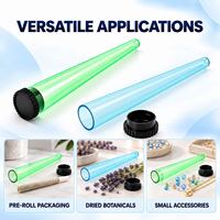 Tube en plastique de haute qualité 116 mm – Étanche à l'humidité, sérigraphié, pour cigarettes, emballage résistant aux enfants