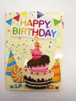 E-340 3d peinture murale diamant peinture cartes de voeux carte d'anniversaire