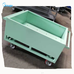 Heavy Duty Roll Container with Wheels Industrial Metal Storage Container Steel <strong>Pallet</strong> Box Trolley - Product Image 4