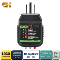 Testeur de prises électriques GFCI 15A 125V, prises homologuées ETL |   Teste 7 conditions de câblage et détecte les défauts