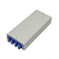 Boîtier de terminaison fibre optique 12 cœurs SC UPC en plastique ABS pour montage mural ou sur bureau FTTH