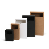 Emballages écologiques Boîte de papier kraft Boîte d'emballage en carton de papier de stockage à tiroir de conception personnalisée pour l'emballage de cadeaux ou de bijoux