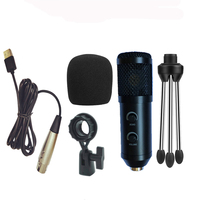 Profession elles BM-900 USB Studio Mikrofon mit Ständer verkabelt für Podcast-Aufnahme und Broadcasting Custom Logo