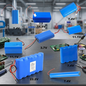 Pack de batteries Li-ion personnalisé 3.7V 7.4V 10.8V 11.1V 12V 14.8V 24V 18650 21700 Li-ion rechargeable, pack de batteries au lithium 18650 - Product Image 2