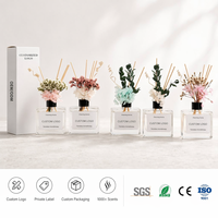 Diffuseur d'huiles essentielles personnalisé avec logo, ensemble de diffuseurs à bâtonnets parfumés pour soulager le stress