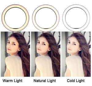Kit d'éclairage photographique portable Massa 10 pouces 26 avec trépied pour <span class=keywords><strong>selfie</strong></span>, anneau lumineux LED - Product Image 4