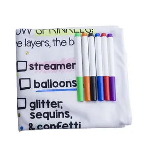 Permanent Water-Based Nontoxic Set of 24 Assorted Colors for Writing on Textile Fabric marker Set