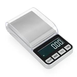 Custom100g 200g 300g 500g 900g 1kg 0.01g Digital Weighing Pocket Jewelry Scale with Lid Cover and Counting Function