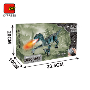 Nuevo Dinosaurio a Control Remoto, Dinosaurio RC Velociraptor, <span class=keywords><strong>Robot</strong></span> Caminante, Juguetes de Dinosaurio con Spray para Niños - Product Image 6