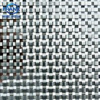 Maille décorative architecturale en acier inoxydable tissé de toutes couleurs, diamètre du fil 2,5~3,5 mm, en PVDF, pour écrans de séparation domestiques