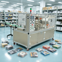 Machine d'emballage automatique pour boîtes de collations, films plastiques, étuis CD, boîtes de thé, emballage de parfums, emballage de téléphones portables
