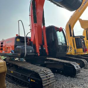 Machine lourde d'occasion HitachiZX240 24 tonnes Hitachi220 Excavatrice hydraulique sur chenilles Machine Hitachi d'occasion avec peu d'heures de travail - Product Image 1