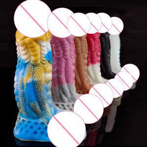 Yeni özel şekilli gerilebilir silikon erkek yapay <span class=keywords><strong>penis</strong></span> oyuncak yüzük <span class=keywords><strong>penis</strong></span> kollu - Product Image 2