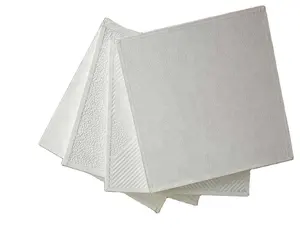 Vinyl faced gypsum ceiling tile,600*600 PVC gypsum ceiling tiles,ceiling aluminum foil heat insulation