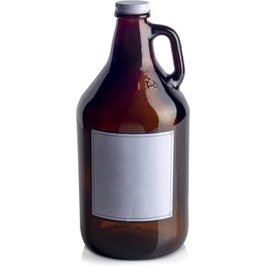 Grande cruche avec pompe pour <span class=keywords><strong>distributeur</strong></span> de savon <span class=keywords><strong>liquide</strong></span> à <span class=keywords><strong>lessive</strong></span> 2L Pompe à sirop 64 oz <span class=keywords><strong>Distributeur</strong></span> à pompe en verre Bouteille ambre - Product Image 5